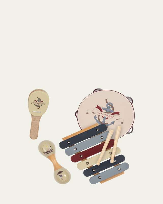 5-Piece Wooden Music Set